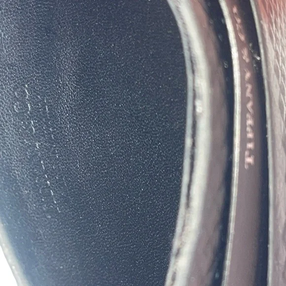 Tiffany & Co. Textured embossed Black Card Holder - Picture 6 of 6